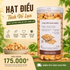 Hạt Điều Rang Muối CAOFOOD - Hạt Điều Bóc Vỏ Nguyên Chất, Ngọt Bùi, Dinh Dưỡng Tốt Cho Sức Khỏe, Ăn Kiêng Healthy Keto
