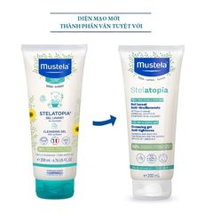 Sữa Tắm Gội Mustela 200ml Cho Bé Viêm Da Cơ Địa, Chàm Thể Tạng - Dịu Nhẹ, Không Mùi, Chống Dị Ứng, Dành Cho Da Nhạy Cảm