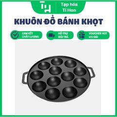 Khuôn Bánh Khọt Chống Dính Nắp Nhôm XK đủ size loại mỏng (TH567)