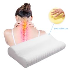 Gối Cao Su Non Cao Cấp – Gối Ngủ Chống Mỏi Cổ, Thấm Hút Tốt, Phù Hợp Mọi Tư Thế