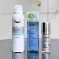 Bộ Chăm Sóc Da Eucerin Hyaluron Filler Epicelline Serum + Micellar Water + Mist Spray cấp ẩm