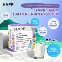 Men Happi Baby Lactoferrin 28g – Tăng miễn dịch, hỗ trợ tiêu hóa, phát triển trí não hàng Úc