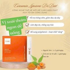 TINH CHẤT NGHỆ DR.DIET  - Thực phẩm chức năng chống viêm, hỗ trợ sức khỏe tối ưu từ thiên nhiên