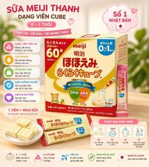 Tách lẻ 1 thanh sữa Meiji nội địa Nhật cho bé từ 0-1 tuổi (Combo 3 thanh tiết kiệm)