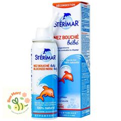 Xịt mũi Sterimar màu cam- Giảm nghẹt mũi, sổ mũi cho trẻ từ 3 tháng tuổi, Chai 50ml