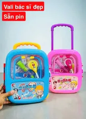 8810 Giao màu ngẫu nhiên vali đồ chơi bác sĩ, đồ chơi y tế
