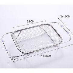 RỔ INOX GÁC BỒN RỬA CHÉN (TH584)