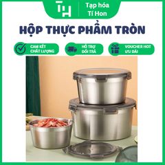 HỘP THỰC PHẨM TRÒN VÀ NẮP GÀI CÓ QUAI (TH587)