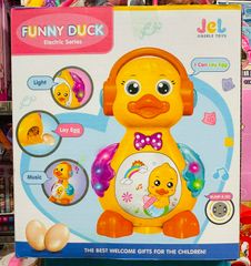 Vịt Đẻ Trứng Có Nhạc Và Đèn Funny Duck Đồ Chơi Điện Tử 0619