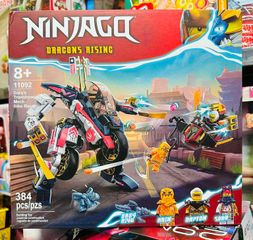 Đồ chơi lắp ráp Ninja city Dragon Rising 11092 80082 Sora's Transforming Mech Bike Racer