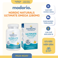 [modoria.] Viên Dầu cá Omega-3 Nordic Naturals Ultimate Omega 1280mg Mỹ