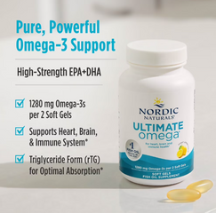[modoria.] Viên Dầu cá Omega-3 Nordic Naturals Ultimate Omega 1280mg Mỹ