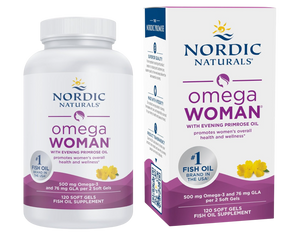 Viên uống Nordic Naturals Omega Woman + Tinh dầu hoa anh thảo 120 viên Mỹ - MẸ SÓC