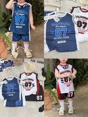 Set bộ số chữ CA thể thao mùa hè mát mẻ thoáng khí cho bé trai