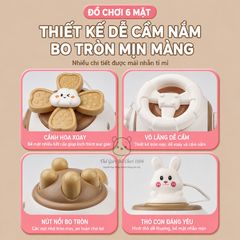 Đồ chơi khối bận rộn đa năng thông minh giúp bé rèn luyện vận động tinh và phát triển trí tuệ