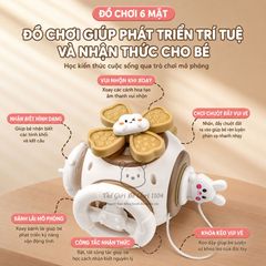 Đồ chơi khối bận rộn đa năng thông minh giúp bé rèn luyện vận động tinh và phát triển trí tuệ