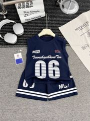 Set bộ ba lỗ thể thao số mát mẻ thoáng khí mùa hè cho bé trai mặc đi học đi chơi kèm ảnh cận chất