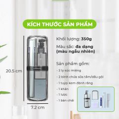 hộp đựng vật dụng du lịch 6 - 8 món (TH598) (Màu ngẫu nhiên)