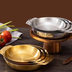 Chảo phong cách Hàn Quốc, Tay cầm đôi dính liền cao cấp (TH603)
