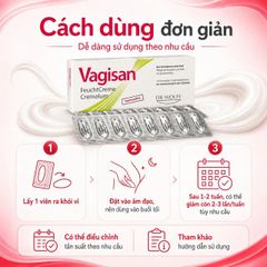 Viên Đặt Dưỡng Ẩm Vùng Kín Vagisan FeuchtCreme Cremolum  - Giảm Khô Rát Không Hormone