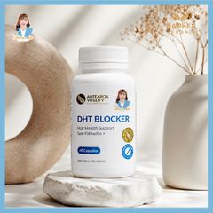 Viên uống kích thích mọc tóc nhanh, ngăn rụng tóc New Zealand Aotearoa Vitality DHT Blocker 60 viên