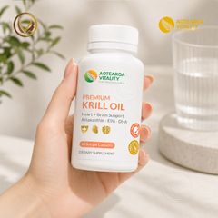 Viên uống dầu nhuyễn thể Aotearoa Vitality Premium Krill Oil 60 viên