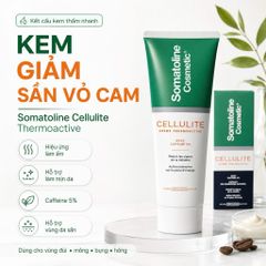 Kem Somatoline Cosmetic Cellulite Caffeine 5% 250ML. hỗ trợ giảm sần da cam, săn mịn body