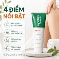 Kem Somatoline Cosmetic Cellulite Caffeine 5% 250ML. hỗ trợ giảm sần da cam, săn mịn body