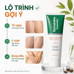 Kem Somatoline Cosmetic Cellulite Caffeine 5% 250ML. hỗ trợ giảm sần da cam, săn mịn body