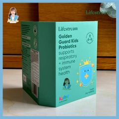 Bột men vi sinh tăng miễn dịch và hô hấp cho trẻ em New Zealand Lifestream Golden Guard Kids Probiotics 15 gói