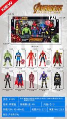 Bộ Đồ Chơi Siêu Anh Hùng Avengers Infinity War 8120 gồm 10 Nhân Vật Marvel Có Phụ Kiện Cho Bé