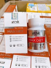 Viên uống giảm cân Genie MAX DIET 60 viên Hàn Quốc – hỗ trợ kiểm soát cân nặng