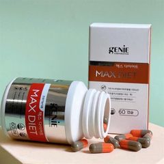 Viên uống giảm cân Genie MAX DIET 60 viên Hàn Quốc – hỗ trợ kiểm soát cân nặng