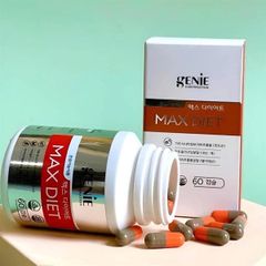 Viên uống giảm cân Genie MAX DIET 60 viên Hàn Quốc – hỗ trợ kiểm soát cân nặng