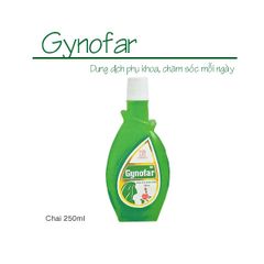 Dung dịch vệ sinh phụ nữ / Nước rửa phụ khoa Gynofar (PHARMEDIC)