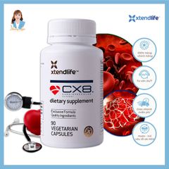 Viên uống hỗ trợ tim mạch, ngừa đột quỵ New Zealand Xtend Life CX8 Cardiovascular Support 90 viên