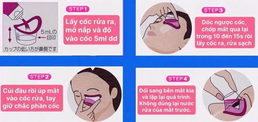 Nước Rửa Mắt Eyebon Vitamin Kobayashi 500ml, cung cấp vitamin và khoáng chất cho đôi mắt khỏe mạnh