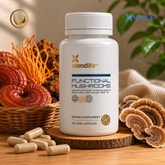Viên uống bổ phổi Xtend Life Functional Mushrooms 120 viên - Chính hãng New Zealand
