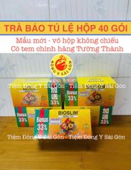 [1 HỘP] Trà Giảm Cân Bảo Tú Lệ Bio Slim - Thảo Mộc Detox Hỗ Trợ Giảm Cân Hiệu Quả - Hàng Chính Hãng, Tem Cào Kiểm Tra 40 Gói