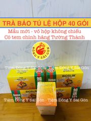 [1 HỘP] Trà Giảm Cân Bảo Tú Lệ Bio Slim - Thảo Mộc Detox Hỗ Trợ Giảm Cân Hiệu Quả - Hàng Chính Hãng, Tem Cào Kiểm Tra 40 Gói