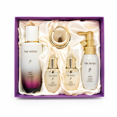 Set Chăm Sóc Da Whoo Bichup Limited 5 Món - Bao Gồm Tinh Chất Tái Sinh 90ml, Nước Hoa Hồng, Sữa Dưỡng 25ml x2, Kem và Sữa Rửa Mặt