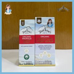 Siro ho, đau rát họng MGO650+ New Zealand TranzAlpine Organic Throat And Chest Syrup 100ml