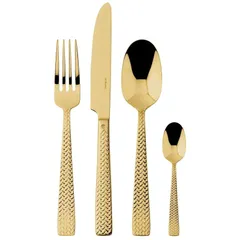 Set dao dĩa Sambonet Cortina Stainless Steel Mirror 24 món (Dao, dĩa, thìa lớn, thìa nhỏ)