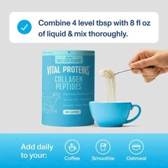 Bột Collagen Vital Proteins Collagen Peptides 680g - Tăng cường độ đàn hồi, trẻ hóa da, giảm nếp nhăn, hỗ trợ tóc và xương khớp