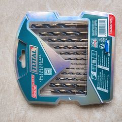 BỘ MŨI KHOAN KIM LOẠI HSS TOTAL TACSD0125 – 12 CHI TIẾT ĐA KÍCH THƯỚC