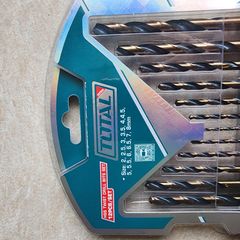BỘ MŨI KHOAN KIM LOẠI HSS TOTAL TACSD0125 – 12 CHI TIẾT ĐA KÍCH THƯỚC