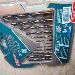 BỘ MŨI KHOAN KIM LOẠI HSS TOTAL TACSD0125 – 12 CHI TIẾT ĐA KÍCH THƯỚC