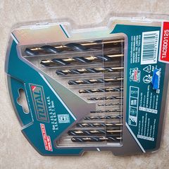BỘ MŨI KHOAN KIM LOẠI HSS TOTAL TACSD0125 – 12 CHI TIẾT ĐA KÍCH THƯỚC