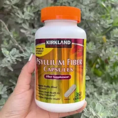 Kirkland Psyllium Fiber Capsules 360 viên - Viên Uống Bổ Sung Chất Xơ - DiiHangMy