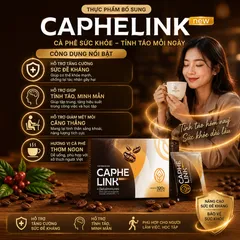 Caphelink New Cà Phê Sức Khỏe Chính Hãng – Tỉnh Táo Minh Mẫn Hỗ Trợ Tăng Đề Kháng